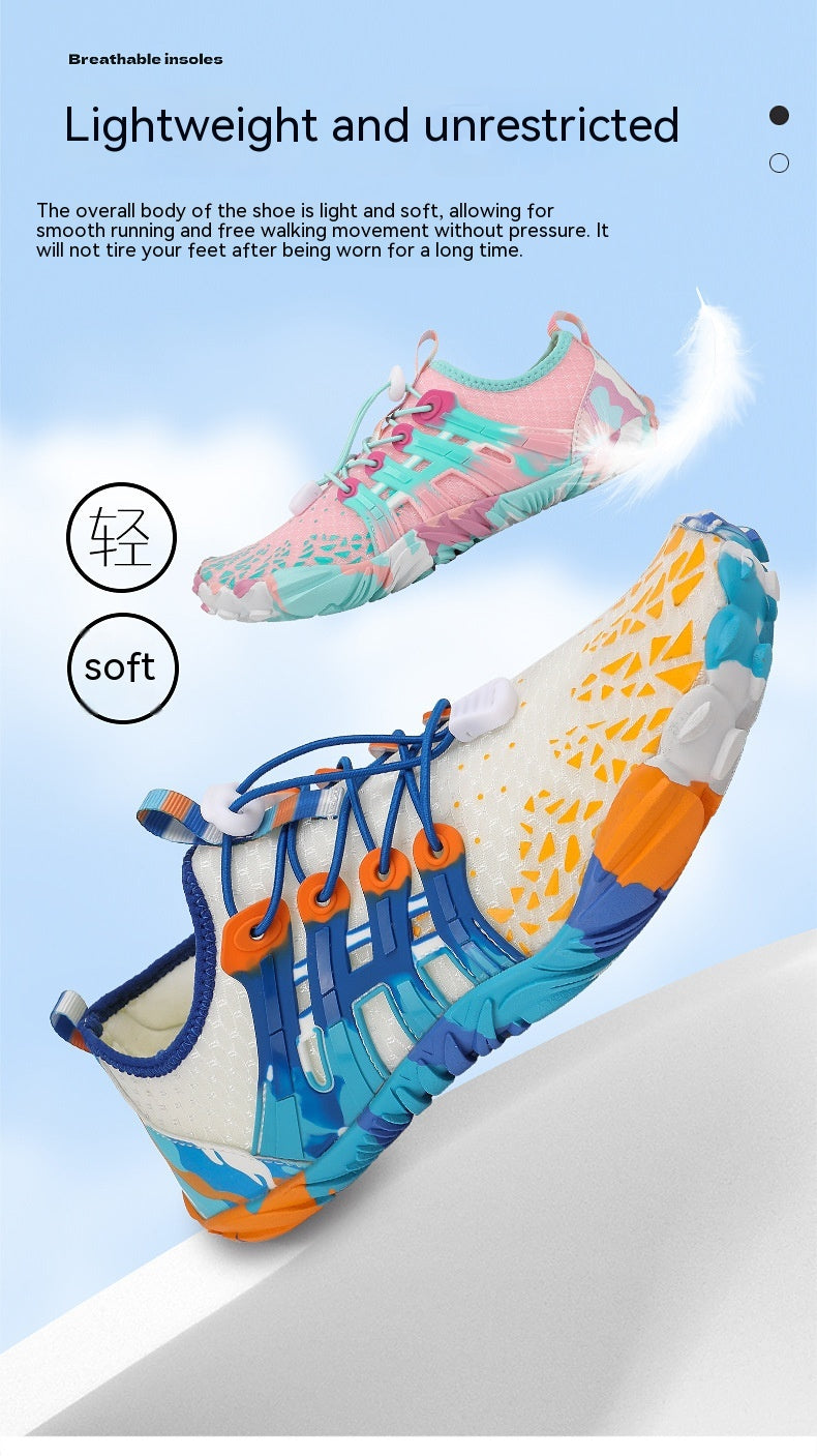 Lightweight Barefoot Trail Running Shoes｜Non-Slip Outdoor Walking & Training Sneakers  輕量赤足感越野跑鞋｜防滑戶外步行及訓練運動鞋